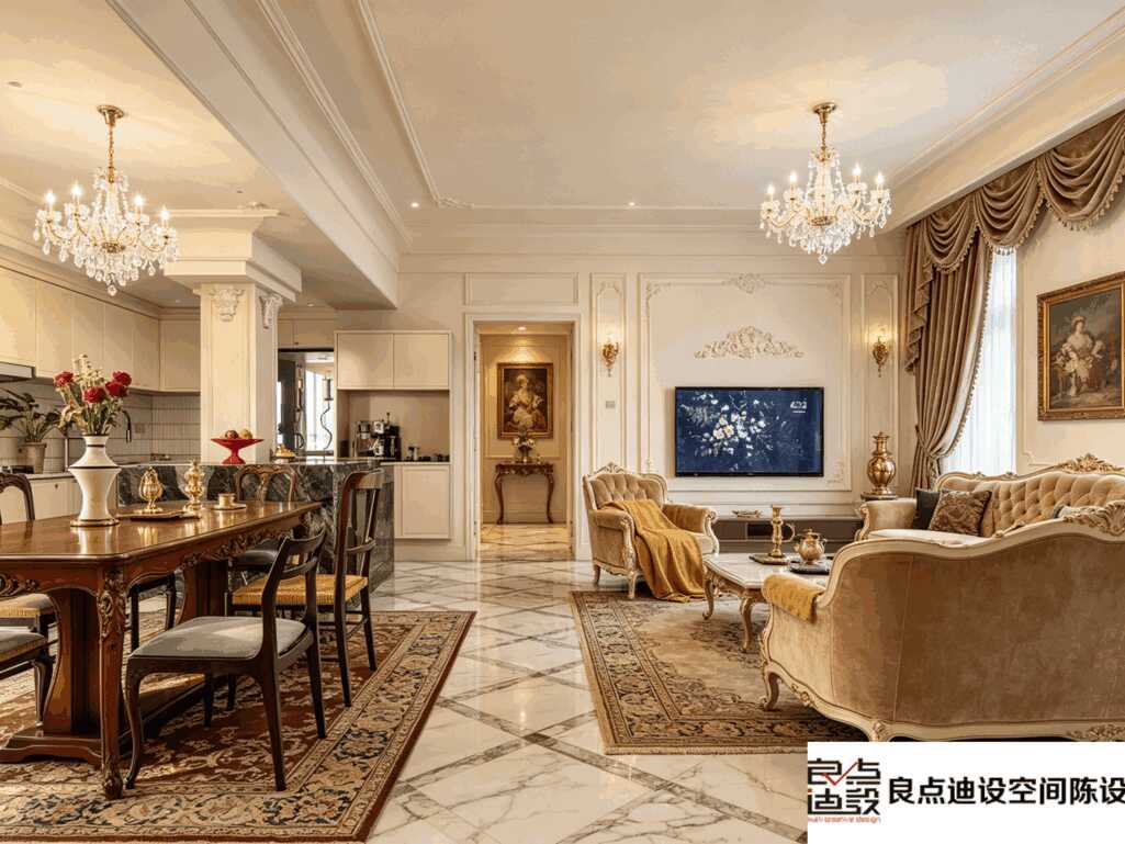 ✨把法式宫廷搬进两居室🏡，复古轻奢软设计美到出圈!